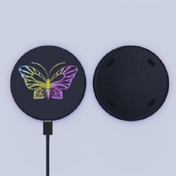 coloured light wireless charger